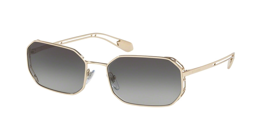 Bvlgari BV6125 Irregular Sunglasses  278/8G-PALE GOLD 57-18-140 - Color Map gold
