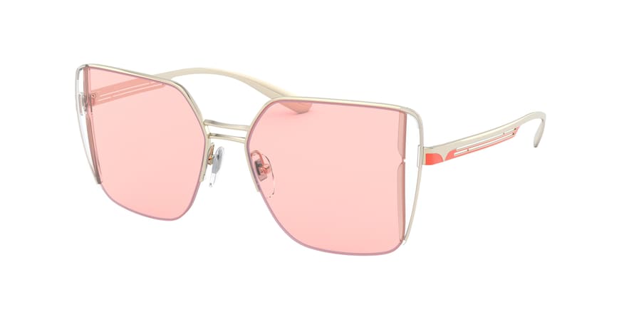 Bvlgari BV6141 Square Sunglasses  2014/5-PINK GOLD 52-15-140 - Color Map gold