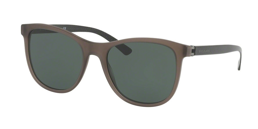 Bvlgari BV7031 Square Sunglasses  526271-MATTE TURTLEDOVE GREY 55-19-140 - Color Map grey