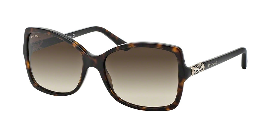 Bvlgari BV8139B Butterfly Sunglasses  504/13-DARK HAVANA 56-16-140 - Color Map havana