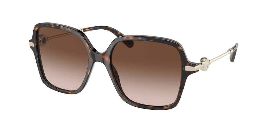 Bvlgari BV8248F Square Sunglasses  504/13-HAVANA 55-17-140 - Color Map havana