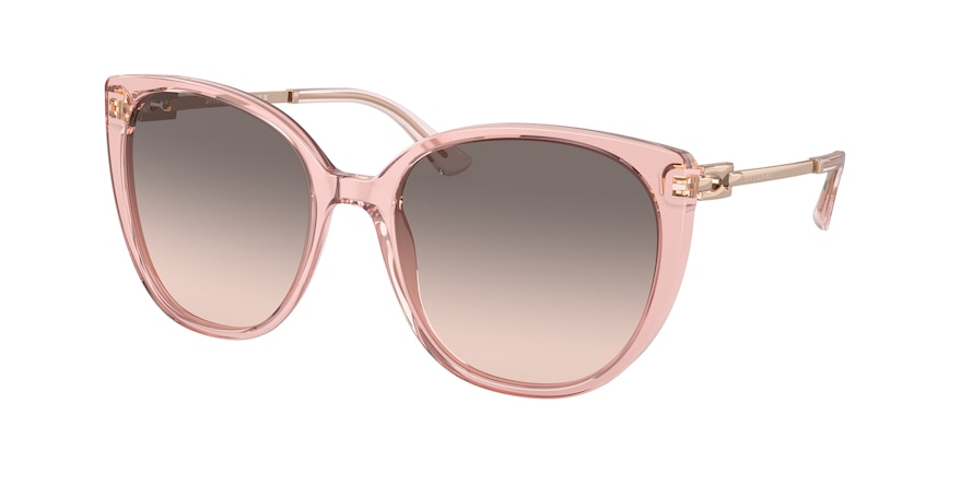 Bvlgari BV8251 Cat Eye Sunglasses  55203B-TRANSPARENT PINK 56-19-140 - Color Map pink