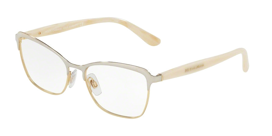 DOLCE & GABBANA DG1286 Butterfly Eyeglasses  05-SILVER/GOLD 53-16-140 - Color Map silver