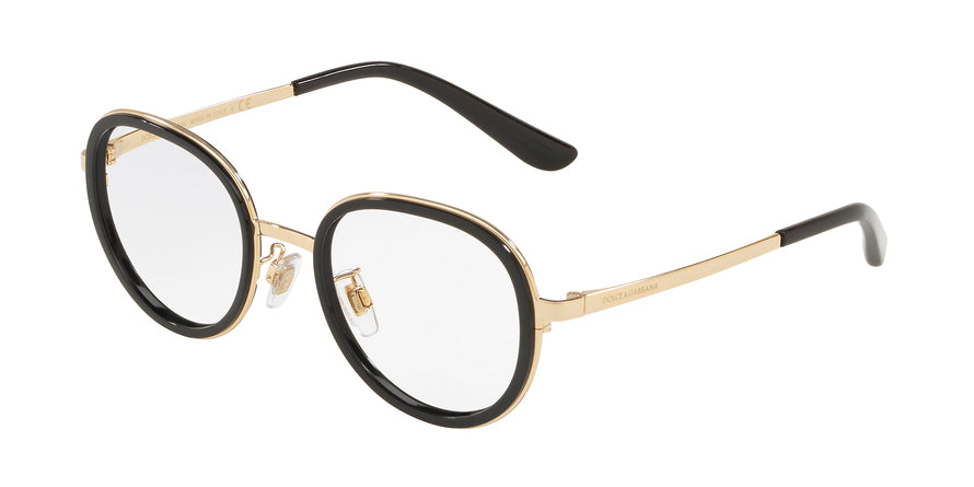 DOLCE & GABBANA DG1307 Phantos Eyeglasses  501-BLACK 49-20-140 - Color Map black
