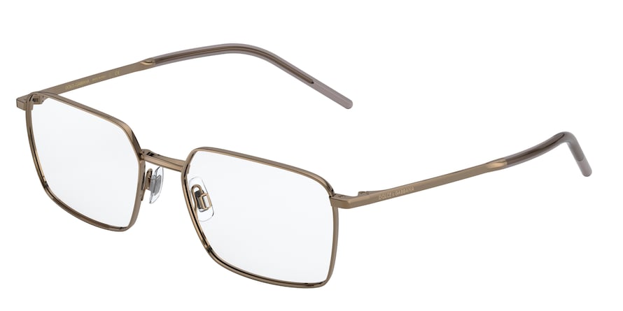 DOLCE & GABBANA DG1328 Rectangle Eyeglasses  1335-BRONZE 56-18-145 - Color Map bronze/copper
