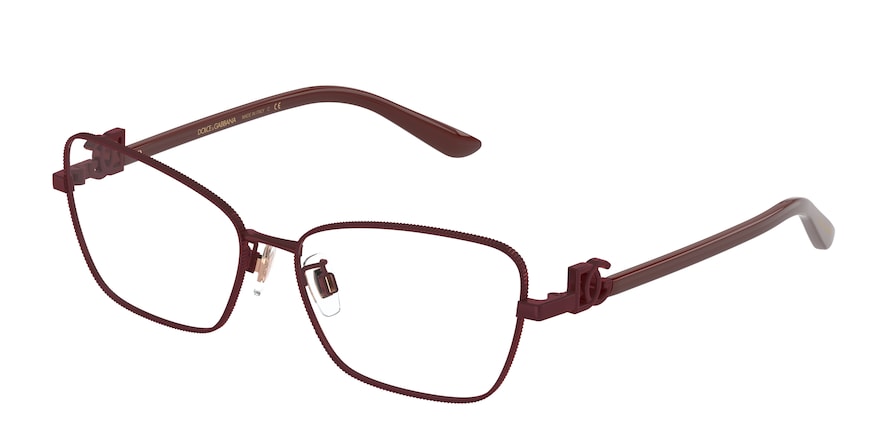 DOLCE & GABBANA DG1338 Butterfly Eyeglasses  1355-BORDEAUX 56-15-140 - Color Map bordeaux