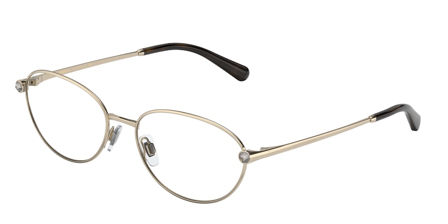 DOLCE & GABBANA DG1342B Oval Eyeglasses  1335-BRONZE 56-17-140 - Color Map bronze/copper