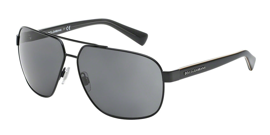 DOLCE & GABBANA DG2140 Pilot Sunglasses  124887-BLACK 63-12-130 - Color Map black