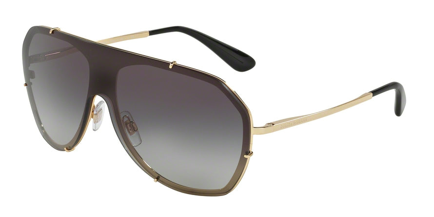 DOLCE & GABBANA DG2162 Pilot Sunglasses  02/8G-GOLD 37-137-140 - Color Map gold