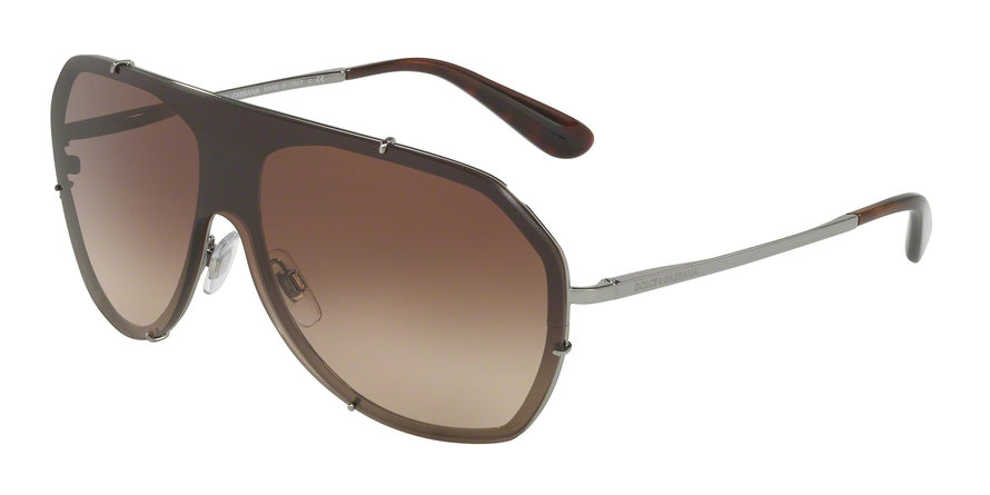 DOLCE & GABBANA DG2162 Pilot Sunglasses  04/13-GUNMETAL 37-137-140 - Color Map gunmetal