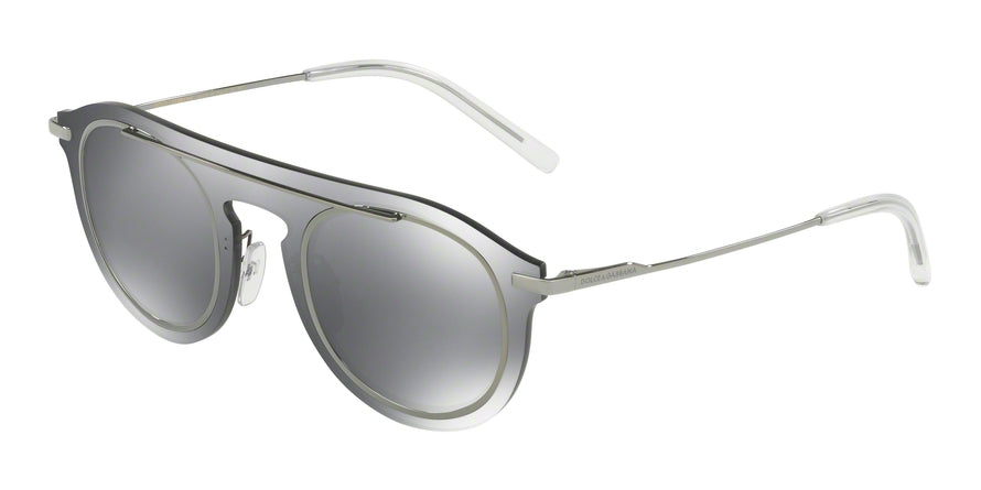 DOLCE & GABBANA DG2169 Phantos Sunglasses  04/6G-GREY MIRROR BLACK 48-26-145 - Color Map black