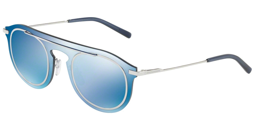 DOLCE & GABBANA DG2169 Phantos Sunglasses  05/55-MIRROR BLUE 48-26-145 - Color Map blue