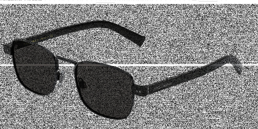 DOLCE & GABBANA DG2222 Rectangle Sunglasses  01/87-BLACK 52-20-150 - Color Map black