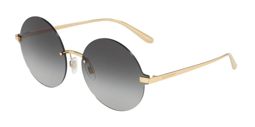 DOLCE & GABBANA DG2228 Round Sunglasses  02/8G-GOLD 62-17-140 - Color Map pink