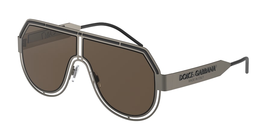 DOLCE & GABBANA DG2231 Pilot Sunglasses  135273-MATTE BRONZE 59-5-140 - Color Map bronze/copper