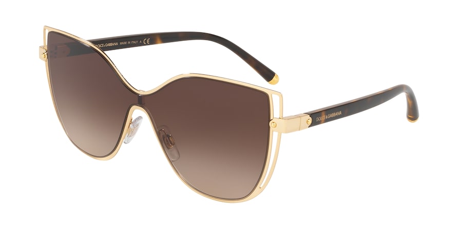 DOLCE & GABBANA DG2236 Butterfly Sunglasses  02/13-GOLD 28-128-140 - Color Map gold