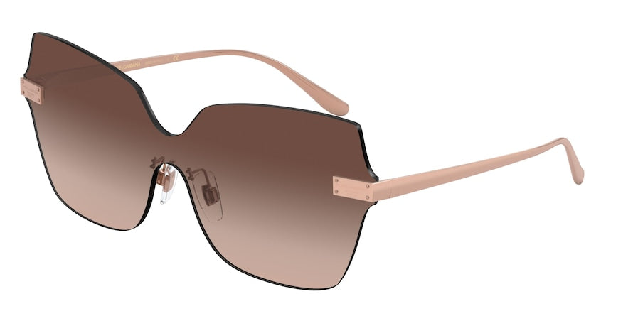 DOLCE & GABBANA DG2260 Square Sunglasses  129813-BROWN 46-146-140 - Color Map brown