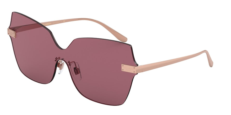 DOLCE & GABBANA DG2260 Square Sunglasses  129869-BORDEAUX 46-146-140 - Color Map bordeaux