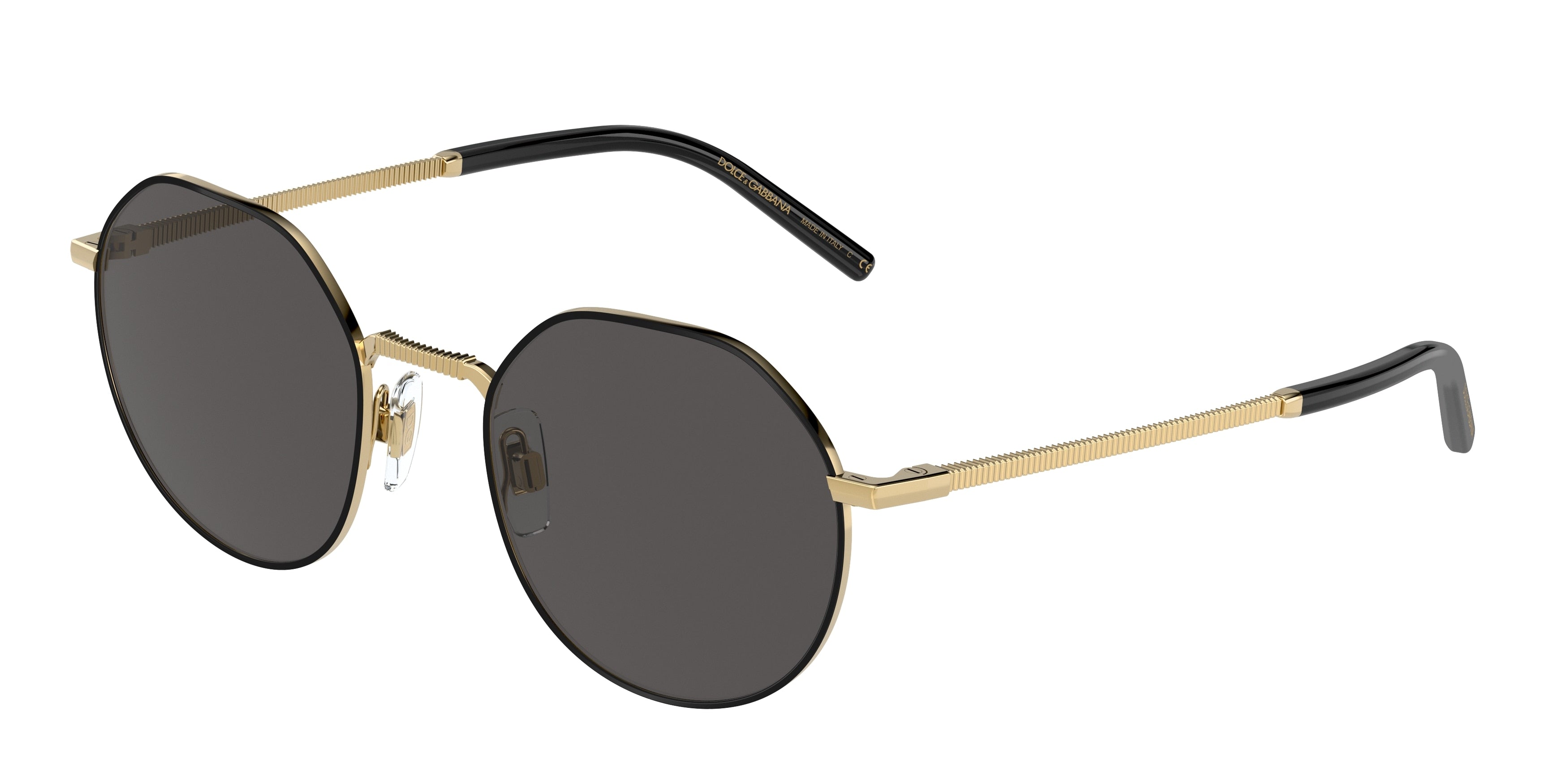 DOLCE & GABBANA DG2286 Phantos Sunglasses  02/87-Gold 52-145-21 - Color Map Gold