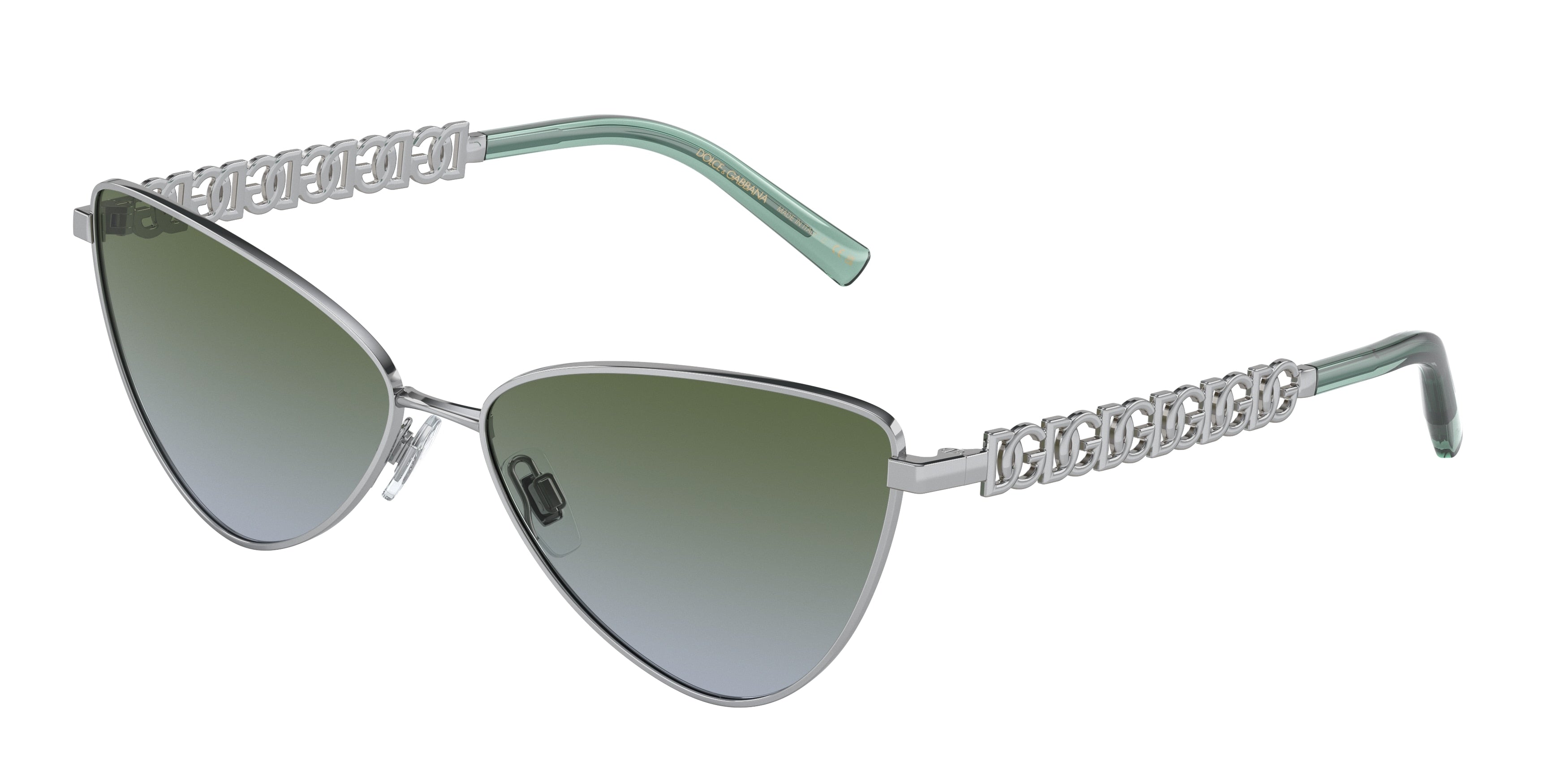 DOLCE & GABBANA DG2290 Butterfly Sunglasses  05/0N-Silver 60-140-15 - Color Map Silver