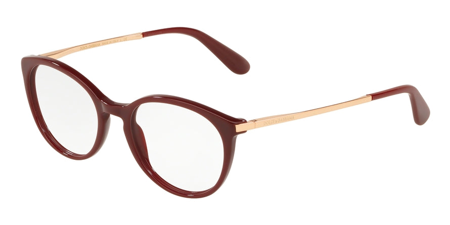 DOLCE & GABBANA DG3242 Phantos Eyeglasses  3091-BORDEAUX 50-18-145 - Color Map bordeaux