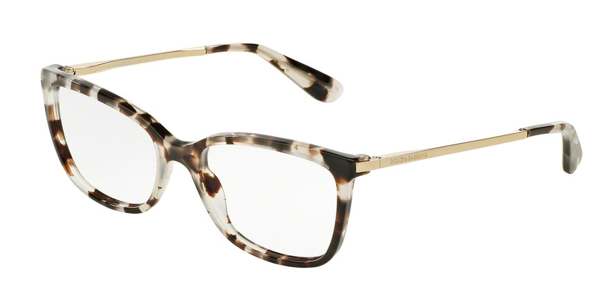 DOLCE & GABBANA DG3243 Square Eyeglasses  2888-CUBE HAVANA FOG 54-17-140 - Color Map grey