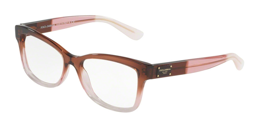 DOLCE & GABBANA DG3254F Butterfly Eyeglasses  3060-BORDEAUX GRAD/PINK/POWDER 54-16-140 - Color Map multi