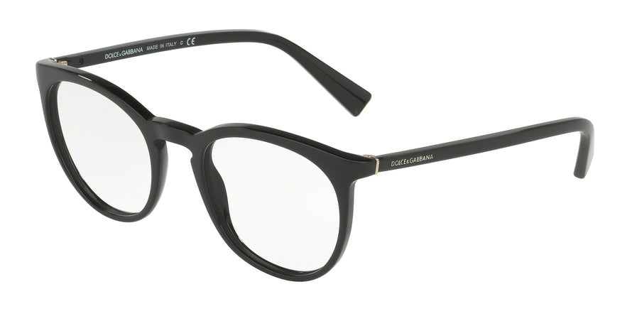 DOLCE & GABBANA DG3269F Phantos Eyeglasses  501-BLACK 51-21-145 - Color Map black