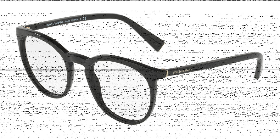 DOLCE & GABBANA DG3269 Phantos Eyeglasses  501-BLACK 51-21-140 - Color Map black