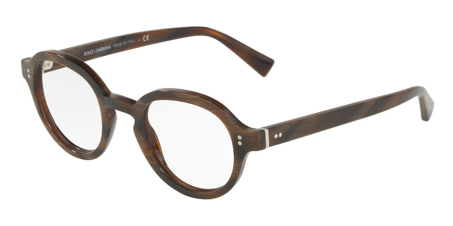 DOLCE & GABBANA DG3271F Irregular Eyeglasses  3118-STRIPED BORDEAUX 47-23-145 - Color Map bordeaux