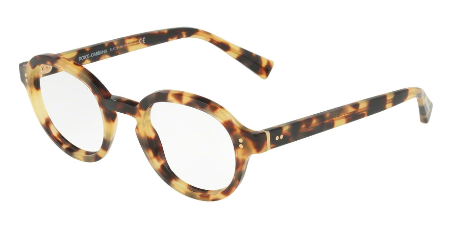 DOLCE & GABBANA DG3271F Irregular Eyeglasses  512-LIGHT HAVANA 47-23-145 - Color Map havana