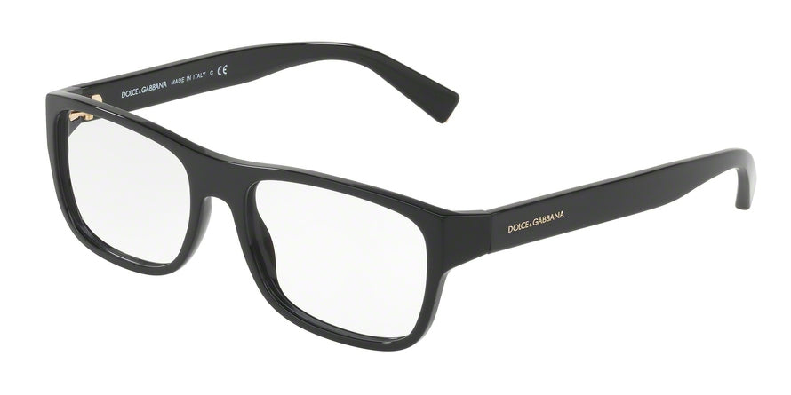 DOLCE & GABBANA DG3276F Pillow Eyeglasses  501-BLACK 54-17-140 - Color Map black