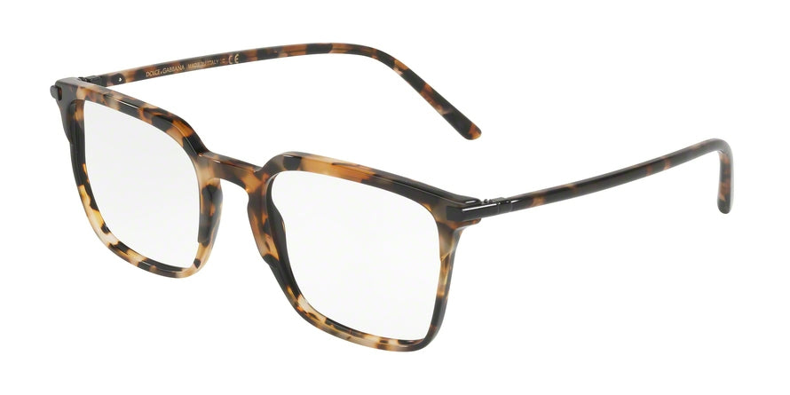 DOLCE & GABBANA DG3283F Square Eyeglasses  3141-BLUE HAVANA 55-20-145 - Color Map blue