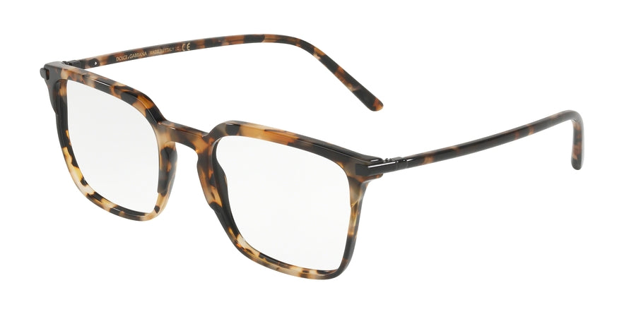 DOLCE & GABBANA DG3283 Square Eyeglasses  3141-BLUE HAVANA 53-20-145 - Color Map blue