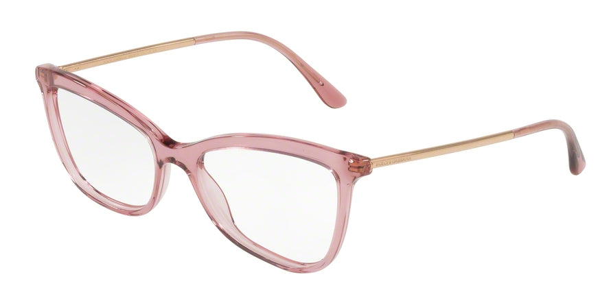 DOLCE & GABBANA DG3286 Pillow Eyeglasses  3148-TRANSPARENTE PINK 54-17-140 - Color Map pink