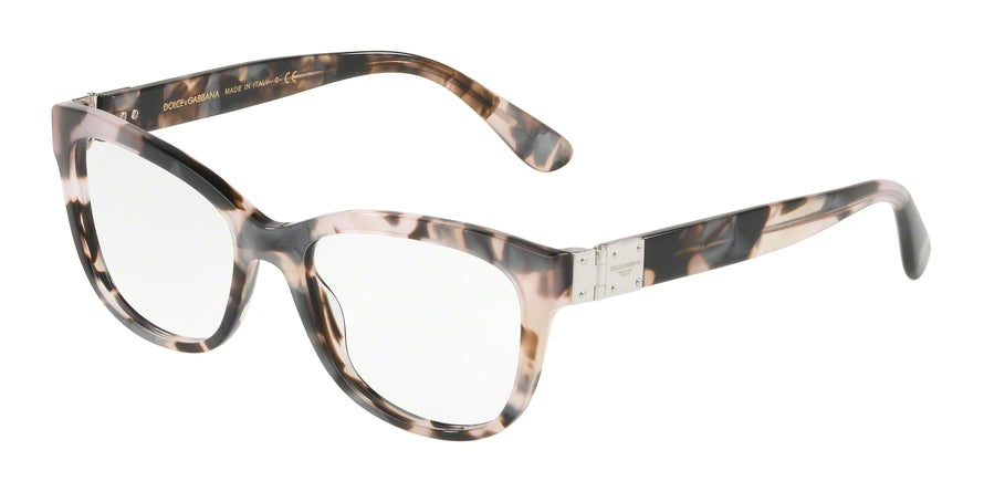 DOLCE & GABBANA DG3290 Butterfly Eyeglasses  3120-PEARL GREY HAVANA 54-17-140 - Color Map havana