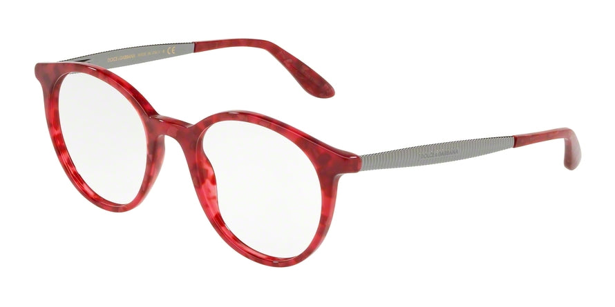 DOLCE & GABBANA DG3292F Phantos Eyeglasses  3175-CUBE CHERRY 50-20-140 - Color Map cherry