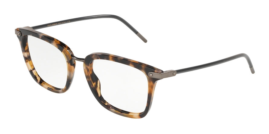 DOLCE & GABBANA DG3319 Square Eyeglasses  3141-BLUE HAVANA 52-20-145 - Color Map havana