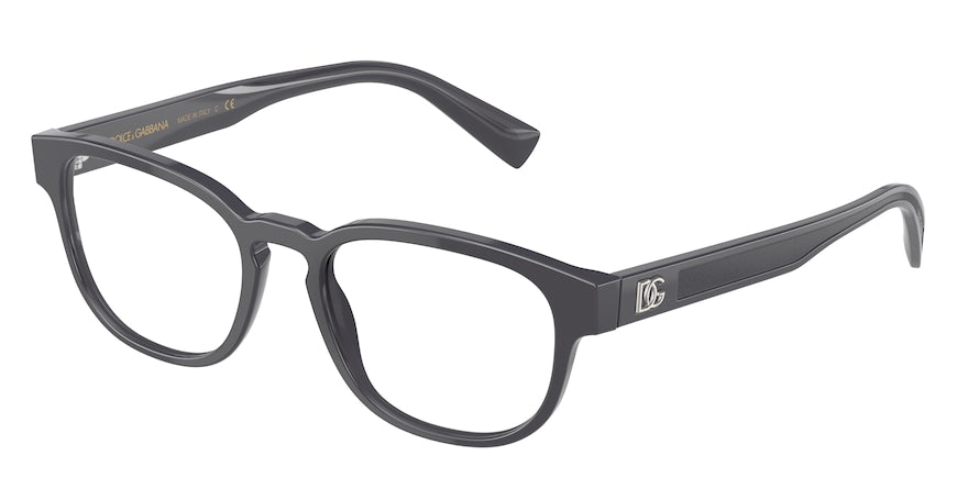 DOLCE & GABBANA DG3340F Square Eyeglasses  3090-GREY 53-19-150 - Color Map grey