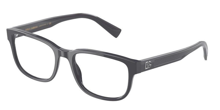 DOLCE & GABBANA DG3341F Rectangle Eyeglasses  3090-GREY 56-19-150 - Color Map grey