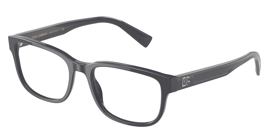 DOLCE & GABBANA DG3341 Rectangle Eyeglasses  3090-GREY 56-19-150 - Color Map grey