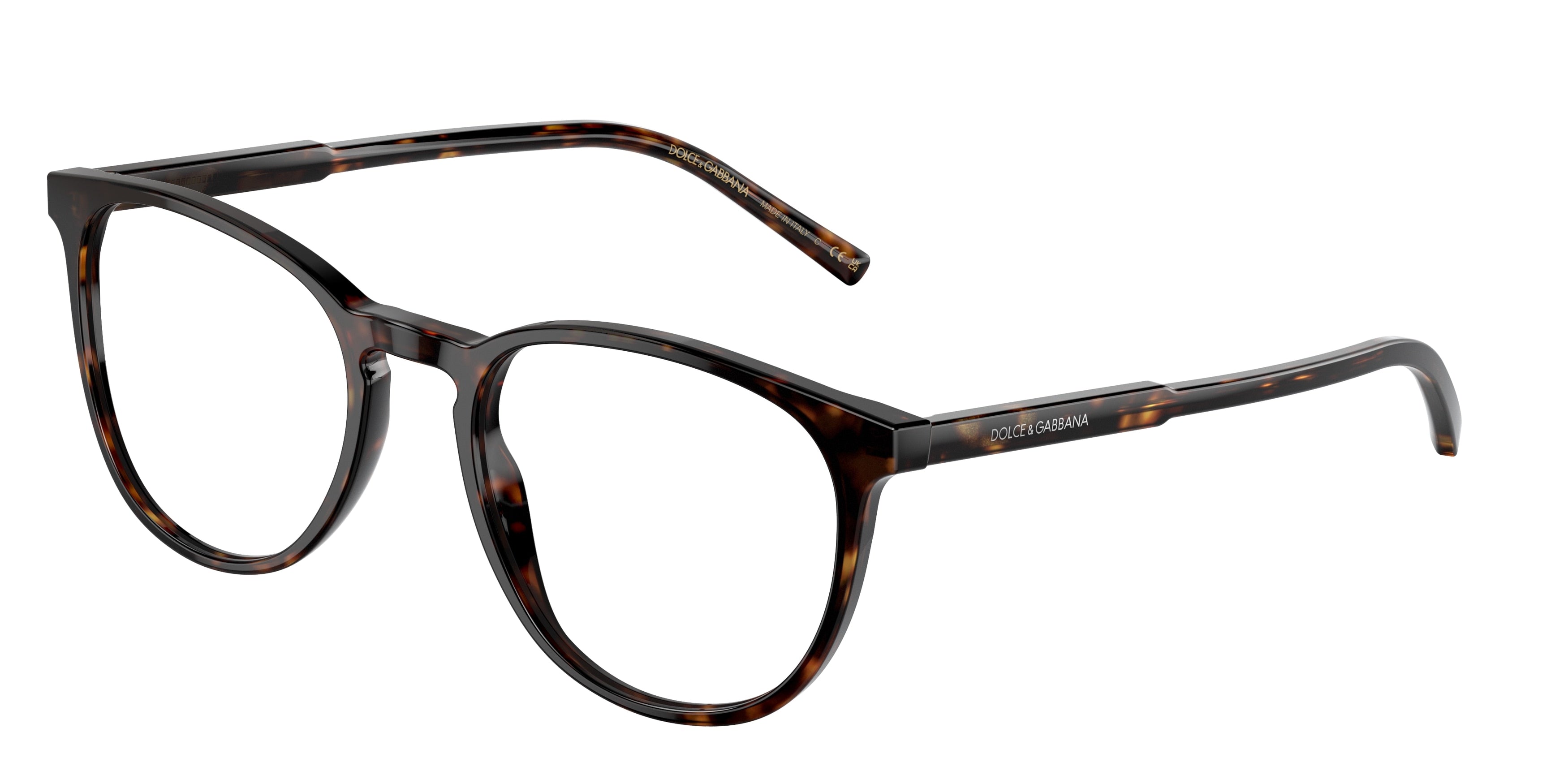 DOLCE & GABBANA DG3366F Phantos Eyeglasses  502-Havana 54-145-20 - Color Map Tortoise