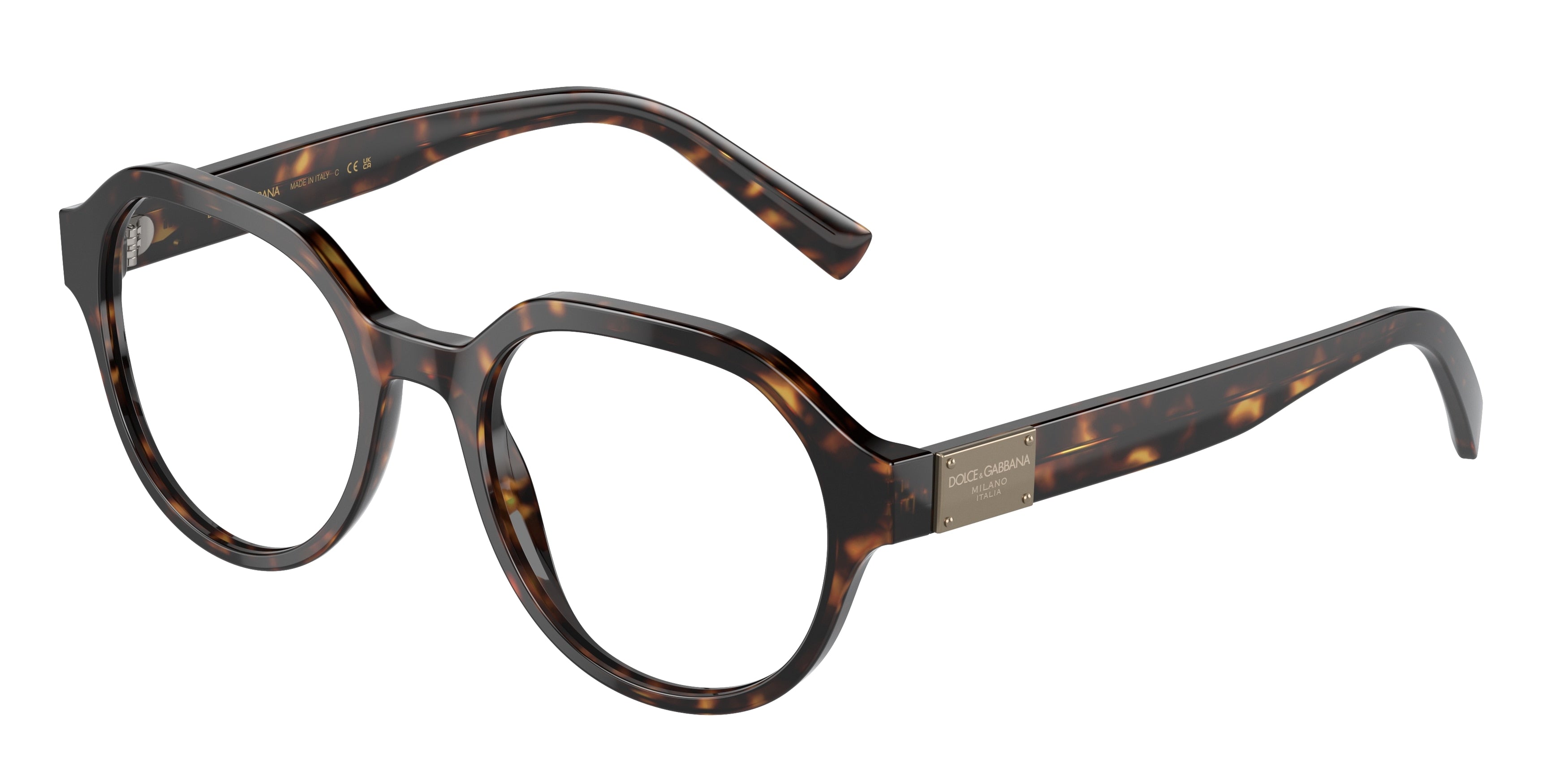 DOLCE & GABBANA DG3367 Phantos Eyeglasses  502-Havana 52-145-19 - Color Map Tortoise