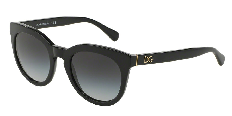 DOLCE & GABBANA DG4249 Phantos Sunglasses  501/8G-BLACK 50-22-140 - Color Map black