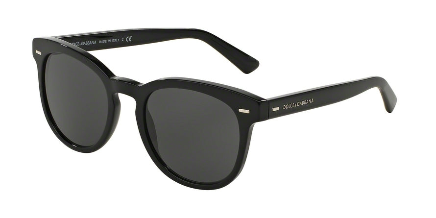 DOLCE & GABBANA DG4254 Phantos Sunglasses  501/87-BLACK 51-20-145 - Color Map black