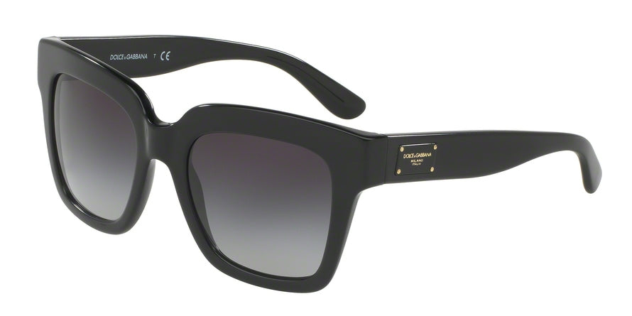 DOLCE & GABBANA DG4286F Square Sunglasses  501/8G-BLACK 54-20-140 - Color Map black