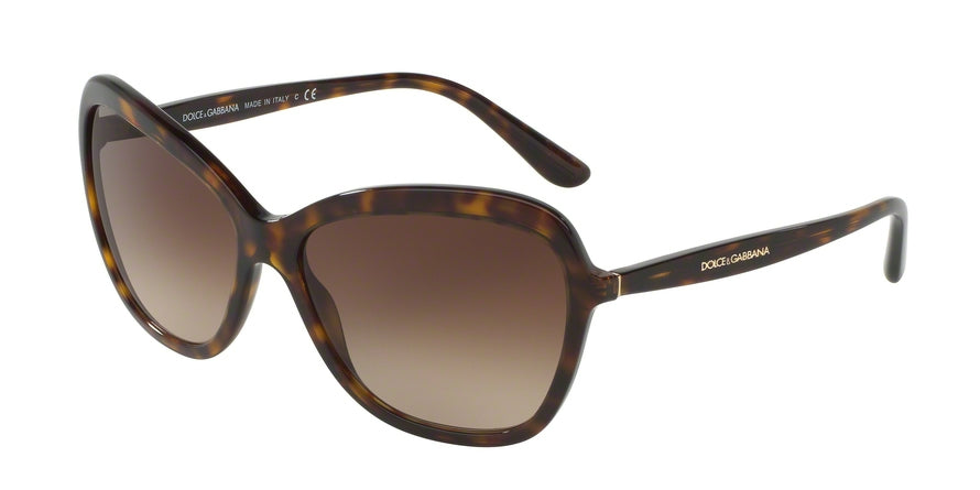 DOLCE & GABBANA DG4297F Irregular Sunglasses  502/13-HAVANA 59-15-140 - Color Map havana