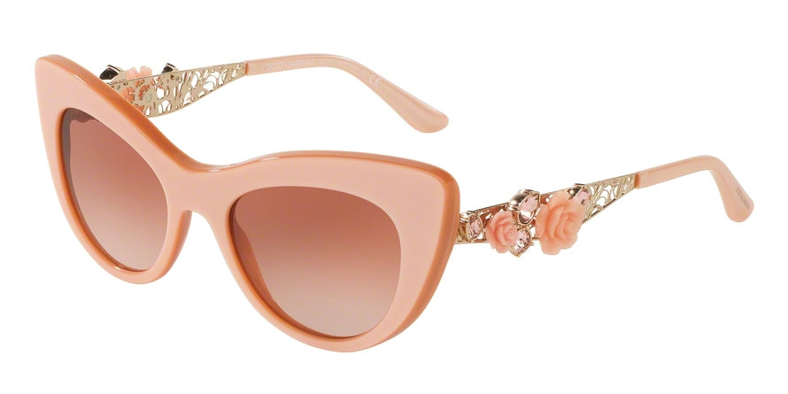 DOLCE & GABBANA DG4302B Cat Eye Sunglasses  309913-PEARL PINK 50-19-145 - Color Map pink