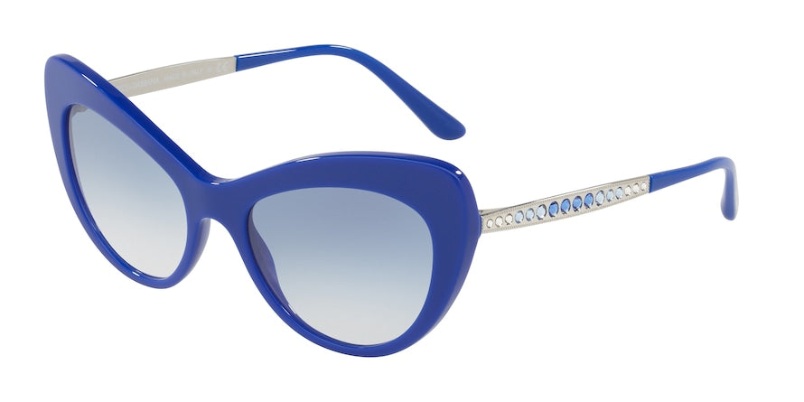 DOLCE & GABBANA DG4307B Cat Eye Sunglasses  311919-BLUE 52-18-140 - Color Map blue