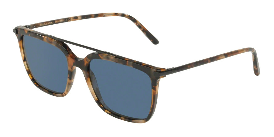 DOLCE & GABBANA DG4318F Pillow Sunglasses  314180-BLUE HAVANA 55-18-145 - Color Map blue